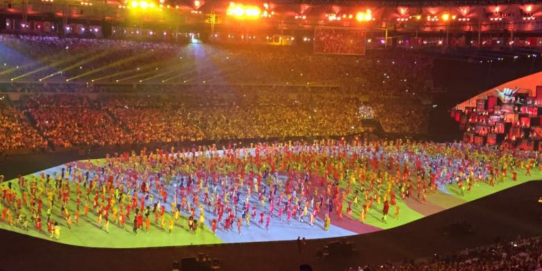Kemeriahan dan Keindahan Pembukaan Olimpiade Rio 2016