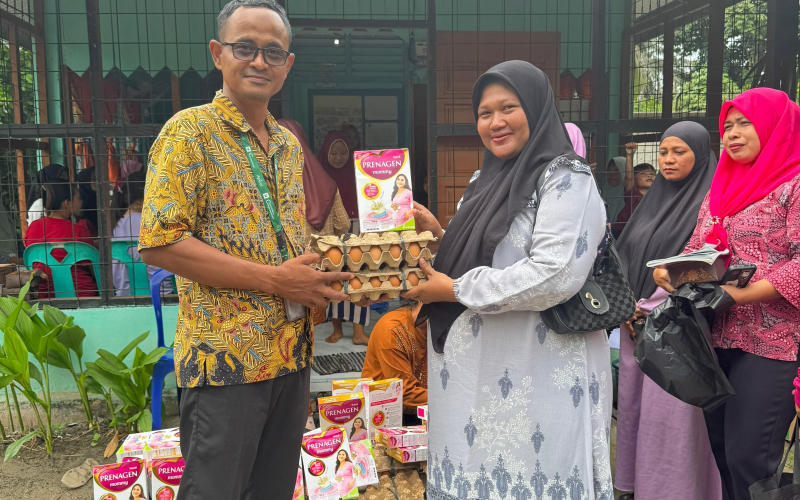 Apical Group Gelar Edukasi dan PMT bagi Ibu Hamil untuk Cegah Stunting di Dumai