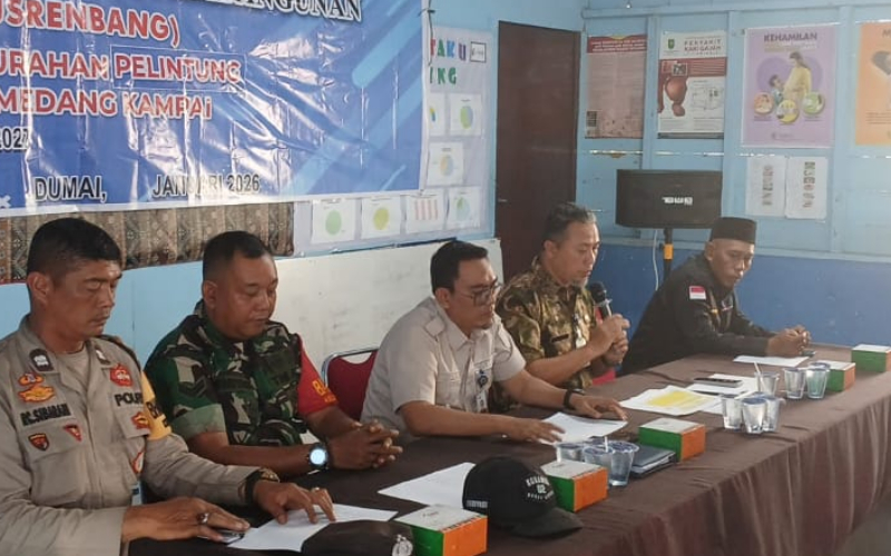 Babinsa Kelurahan Pelintung Dukung Musrenbang 2027 untuk Pembangunan Tepat Sasaran