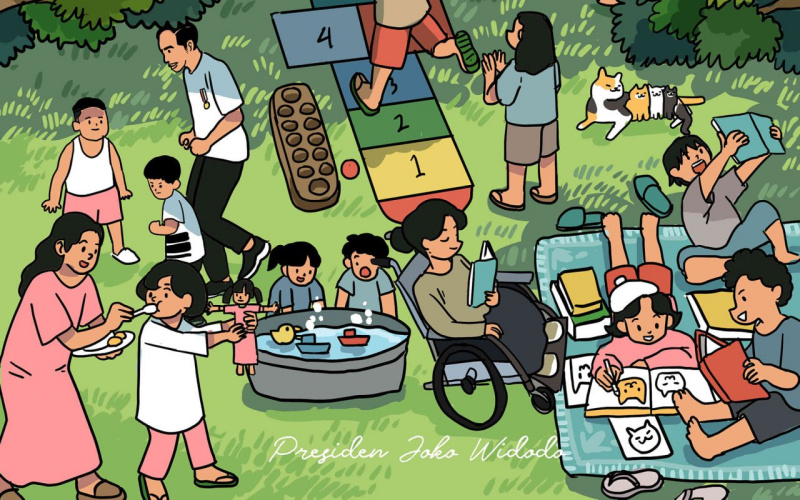 Jokowi: Perlindungan Anak Penting Bagi Generasi Bangsa