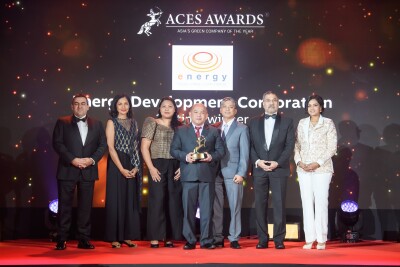 Energy Development Corporation Dinobatkan sebagai Perusahaan Hijau Terbaik di Asia pada ACES Awards 2024