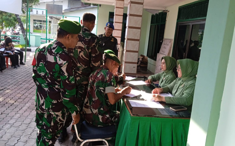 HUT Korps Polisi Militer TNI-AD, Prajurit Kodim Dumai Turut Berpartisipasi