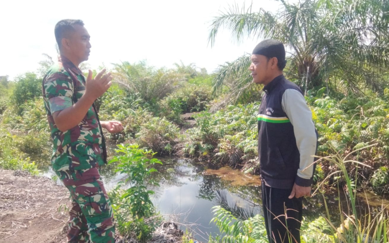 Koramil 01 Dumai Patroli, Jaga Wilayah Terbebas dari Kebakaran