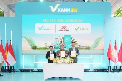 V-GREEN dan Xanh SM Indonesia Tandatangani MoU dengan Lippo untuk Membangun Ekosistem Hijau yang Komprehensif di Indonesia