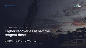 Mount Ridley Mines (ASX: MRD) reports 91.8% scandium recovery on half the reagent