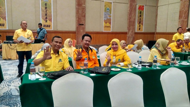 Ketua Kosgoro Inhil Ikuti Orientasi Fungsionaris Golkar Riau