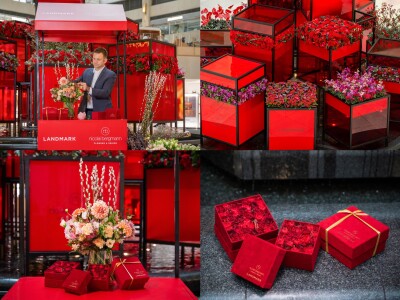 LANDMARK Rayakan Tahun Ular dengan Gemerlap Bunga Berwarna-warni dan Instalasi Flourishing Blooms Karya Nicolai Bergmann