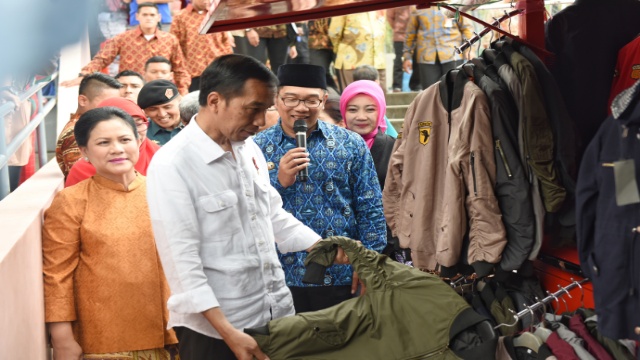 Presiden Jokowi Apresiasi Penataan PKL di Teras Cihampelas