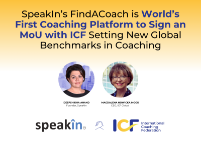 SpeakIn and ICF Join Forces to Create Asia’s Largest Industry-Centric Coaching Ecosystem