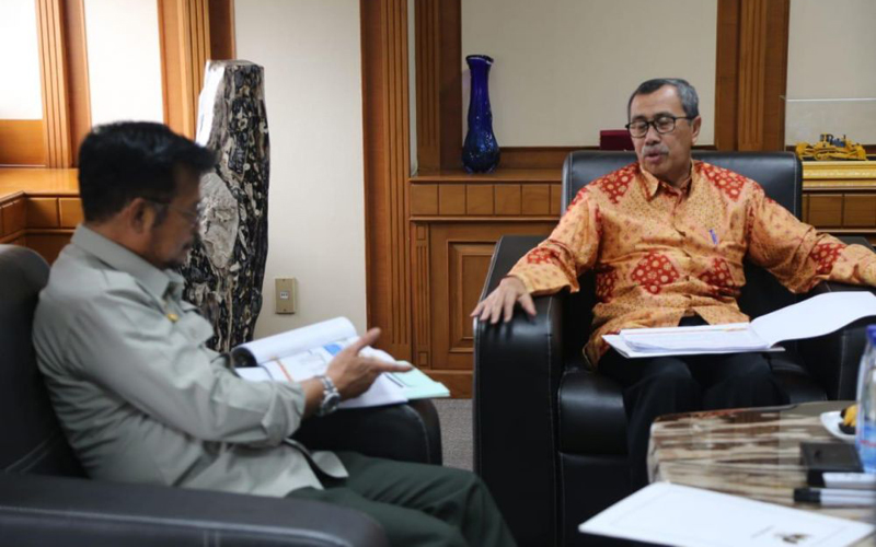 Gubri Temui Menteri Pertanian Syahrul Yasin Limpo