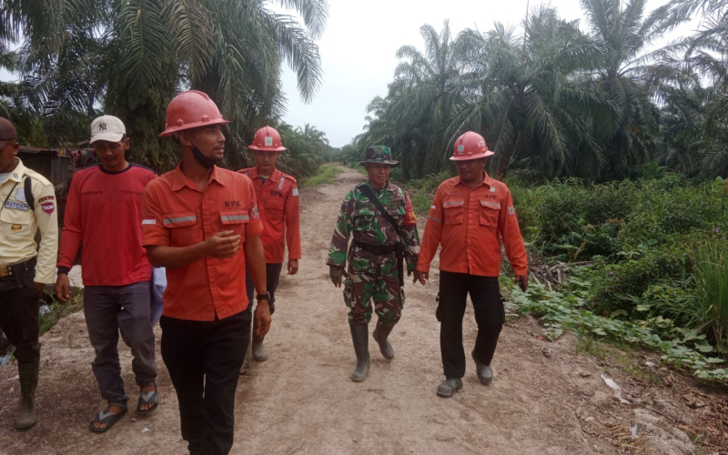 Babinsa Sei Geniot Sosialisasi Pencegahan Karhutla