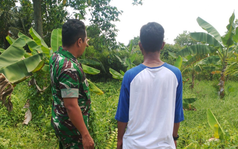 Koramil 03 Sampaikan Peran Penting Masyarakat Agar Terhindar dari Karhutla