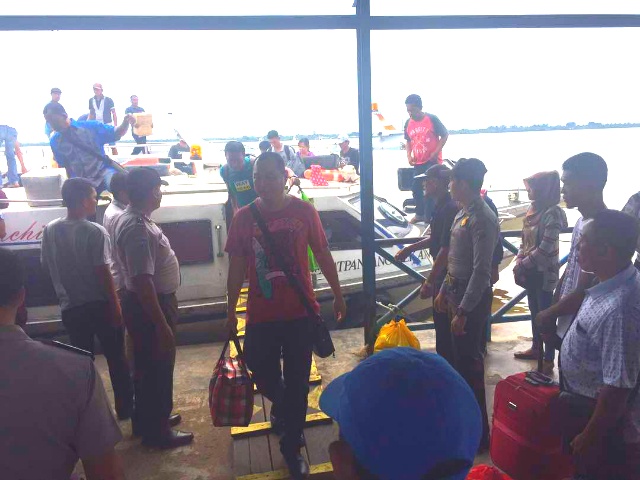 Polres Kepulauan Meranti Tingkatkan Pemeriksaan Di Pelabuhan Terkait Napi Kabur