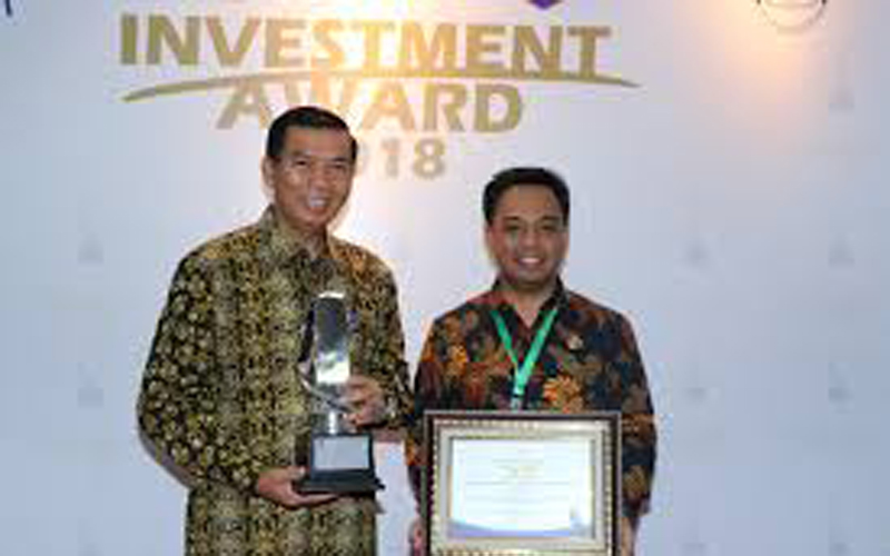 DPMPTSP Pekanbaru Raih Penghargaan Investment Award 2018