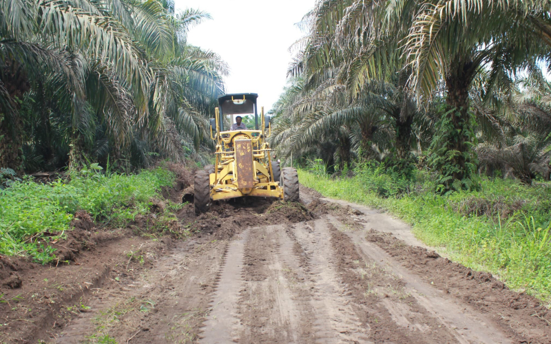 Hari ke 6 TMMD Kodim Dumai, Pengerasan Jalan Sukamaju Terus Digesa
