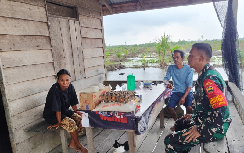 Begini Cara Babinsa Koramil 03 Dukung Ketahanan Pangan