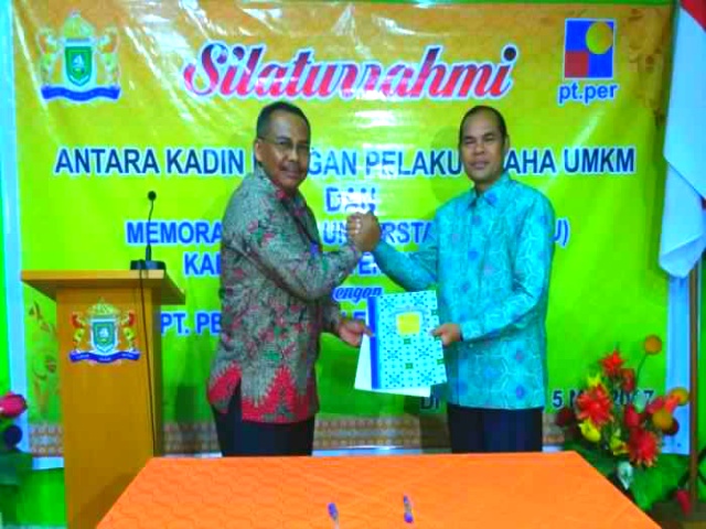 Teken MoU, Kadin Bengkalis dan PT PER Riau Bersinergi Majukan UMKM