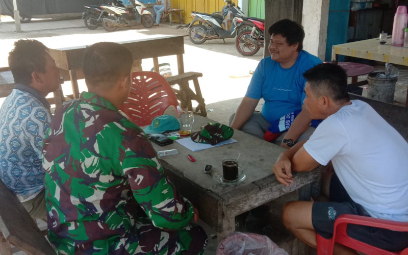 Sertu Afnal Sosialisasi Cegah Segala Bentuk Tindak Kejahatan