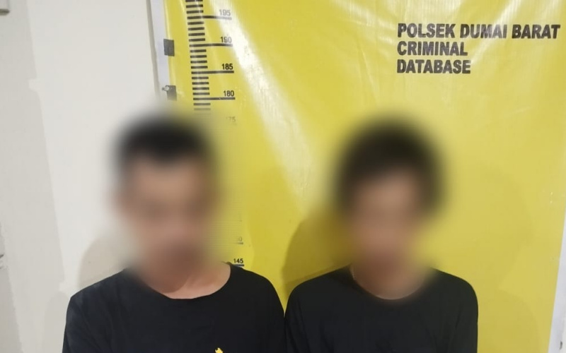 Lakukan Pencurian, Dua Remaja Diamankan Polres Dumai