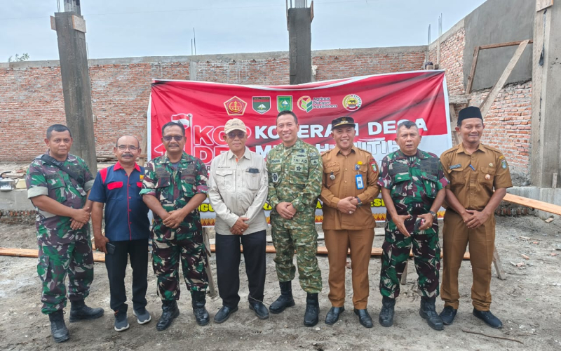 Kodim 0320 Dumai Tegaskan Komitmen Kawal Pembangunan Koperasi Merah Putih