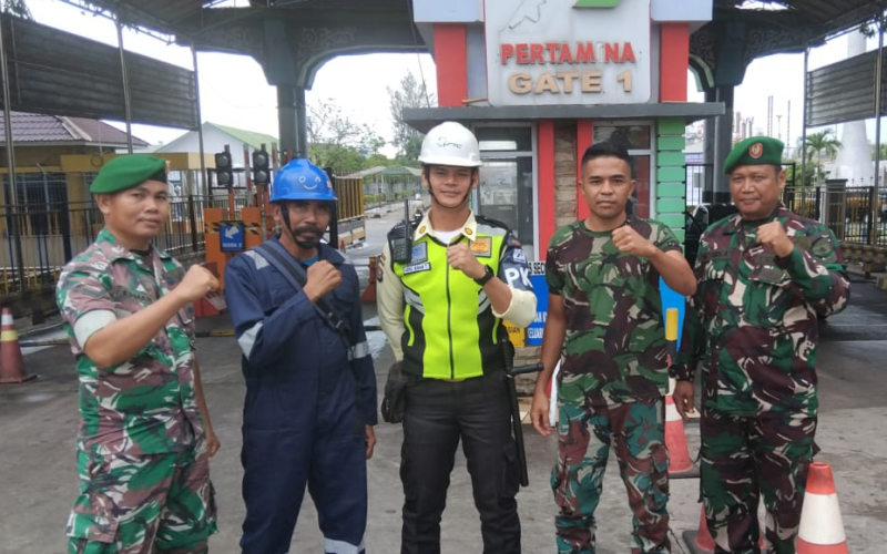 Anggota Kodim 0320 Dumai Gelar Patroli Harkamtibmas di Sejumlah Titik Strategis