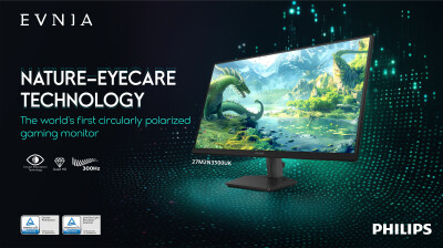 Evnia Launches the world's first 27M2N3500UK Circularly Polarized gaming monitor with Natural-Eye Care technology