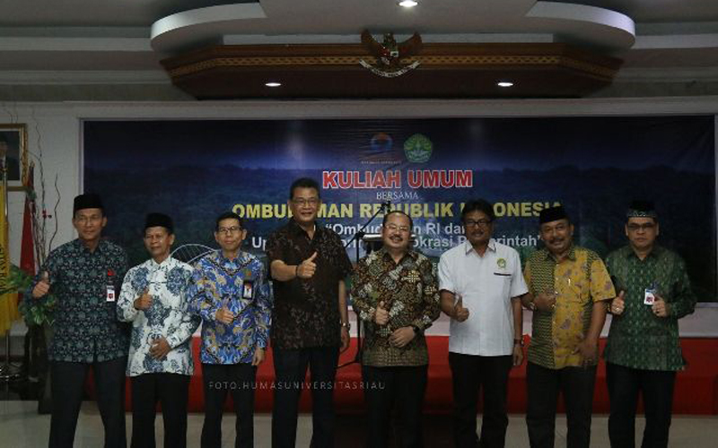 Ini Pesan Ombudsman RI Untuk Mahasiswa di Riau Saat Kuliah Umum di Unri