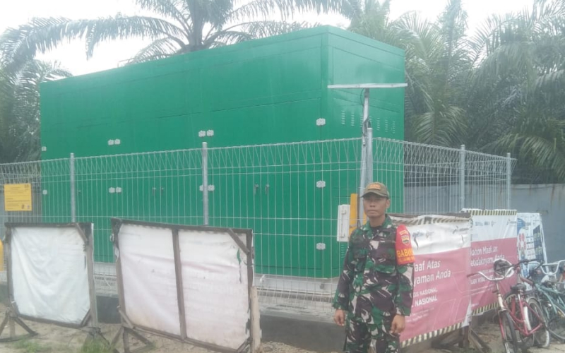 Laksanakan Patroli Keamanan di Area PT Ivo Mas, ini Pesan Serda Erwan