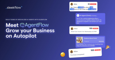 SleekFlow Unveils AgentFlow: Building Teams of AI Agents To Increase Revenue For Businesses