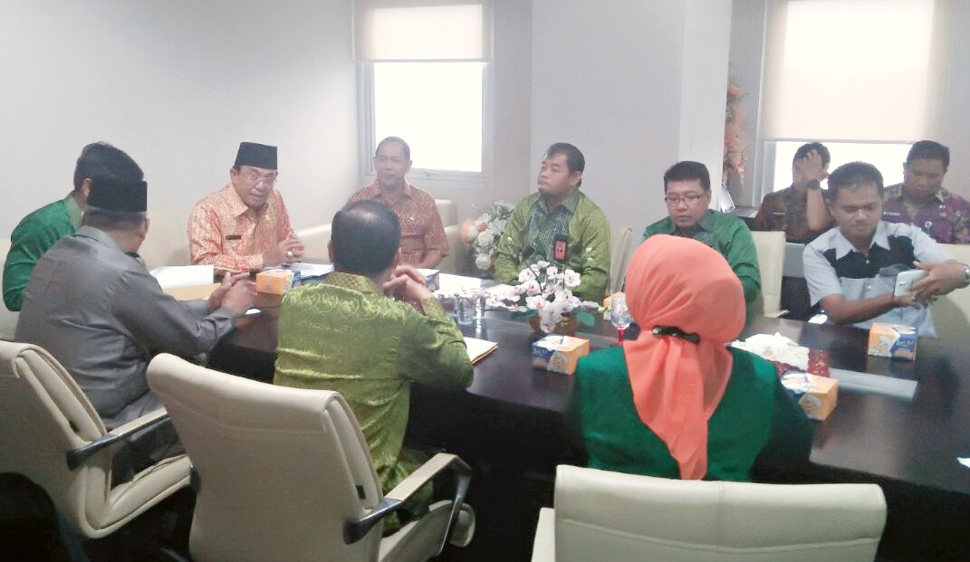 Bupati Wardan Gelar Audiensi Bersama KPU Provinsi Riau