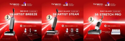 Tineco Hadirkan Promo Besar 9.9 dan Luncurkan Produk Terbaru S9 Artist Breeze
