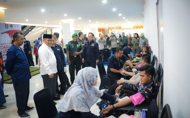 Momen HUT ke 79, PWI Dumai Gelar Bhakti Sosial Donor Darah