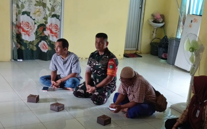 Babinsa Kelurahan Guntung Perkuat Kolaborasi Wujudkan Masyarakat Sehat dan Mandiri
