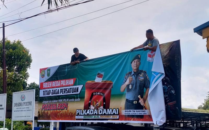 Kodim 0320 Dumai Dukung Pelaksanaan Pemilu Damai