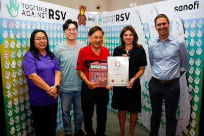 Sanofi sets Singapore Book of Records with the ‘Largest Mural of Magnetic Hands’ - a Public Pledge against Respiratory Syncytial Virus (RSV) in Nationwide Awareness Campaign 