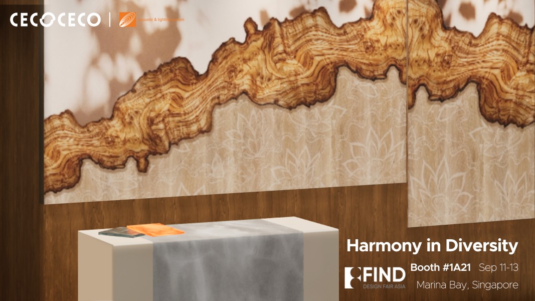 Acoustic & Lighting System and CECOCECO Co-Exhibit at FIND – Design Fair Asia 2025 with a Custom ArtMorph Showcase