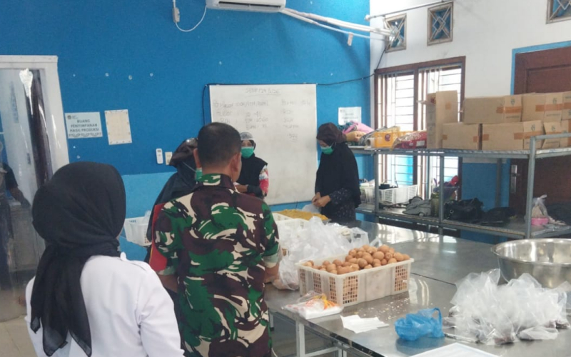 TNI AD Kawal Program Makanan Bergizi Gratis di Wilayah Ratu Sima