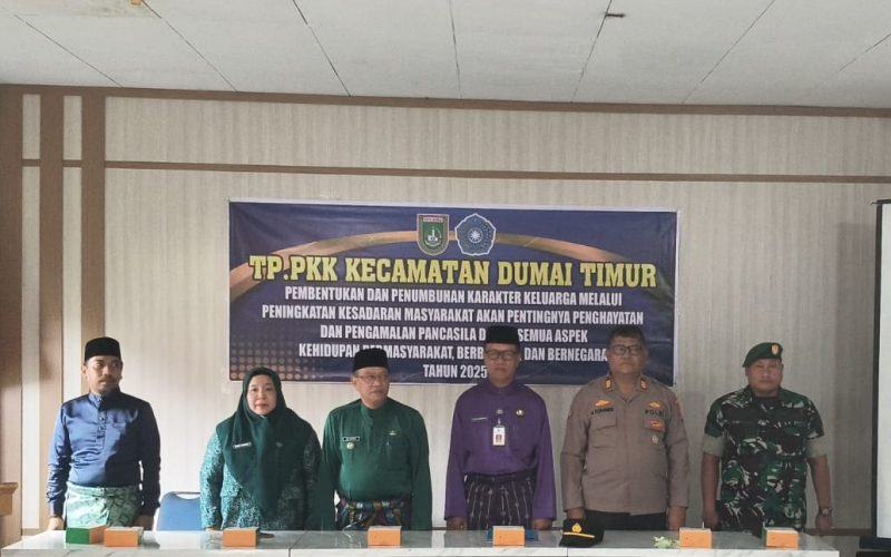 Koramil 01 Penuhi Undangan Pembekalan TP PKK Kecamatan Dumai Timur