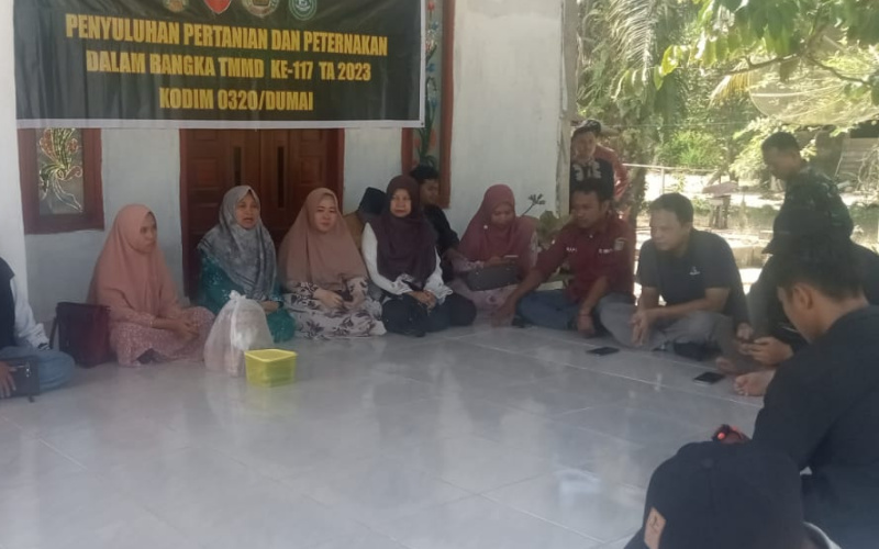 Satgas TMMD Gelar Penyuluhan Bagi Para Peternakan dan Petani