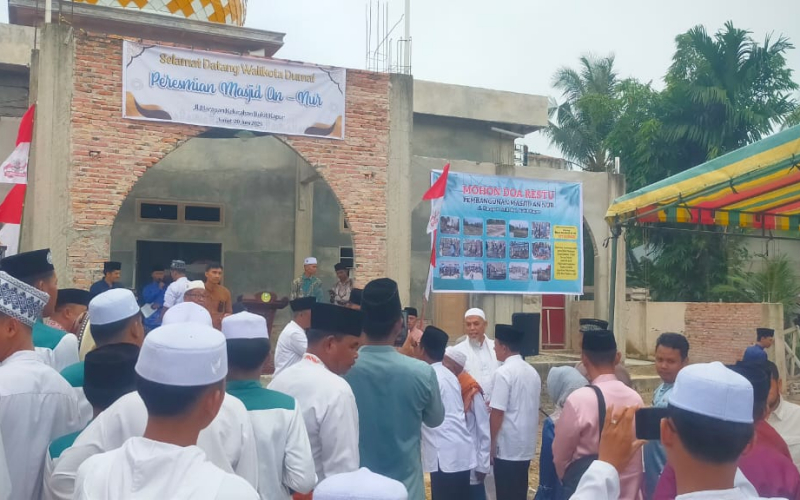 Danramil 02 Kapten Inf Syuar Hendri Hadiri Peresmian Masjid An Nur