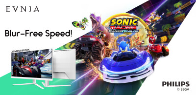 Philips Evnia Hadirkan Monitor Gaming Premium 27M2N5501UK Bersama Sonic Racing: CrossWorlds untuk Perpaduan Kecepatan dan Visual yang Memukau bagi Para Gamer