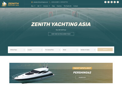 Zenith Yacht Charters Perluas Bisnis ke Layanan Broker Yacht melalui Platform Baru, Zenith Yachting Asia
