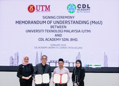 CDL Academy YTL Cement dan Universiti Teknologi Malaysia Tandatangani MoU untuk Memperkuat Pengembangan Bakat dan Inovasi Penelitian di Bidang Konstruksi Berkelanjutan