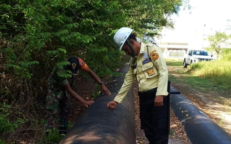 Dandim 0320 Dumai Dukung Pengamanan Objek Vital Melalui Patroli Rutin