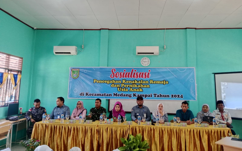 Danpos Ramil Medang Kampai Hadiri Sosialisasi Pencegahan Kenakalan Remaja