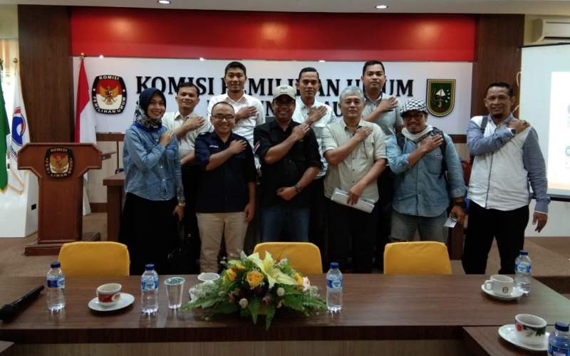 KPU Riau Siap Bersinergi dengan Mappilu PWI