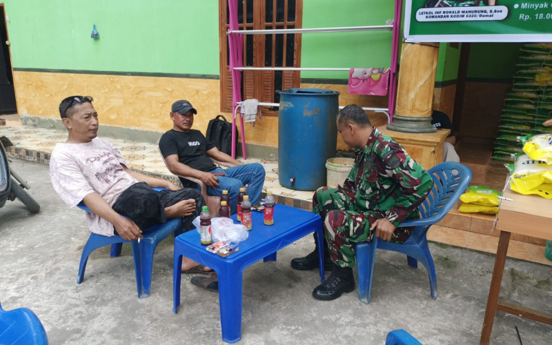 Peltu Edeng Jalin Kedekatan TNI dan Rakyat Lewat Komsos