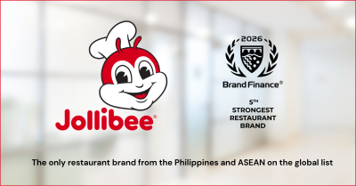 Jollibee Advances to Top 5 in Global Brand Strength Rankings, Signaling Continued Momentum