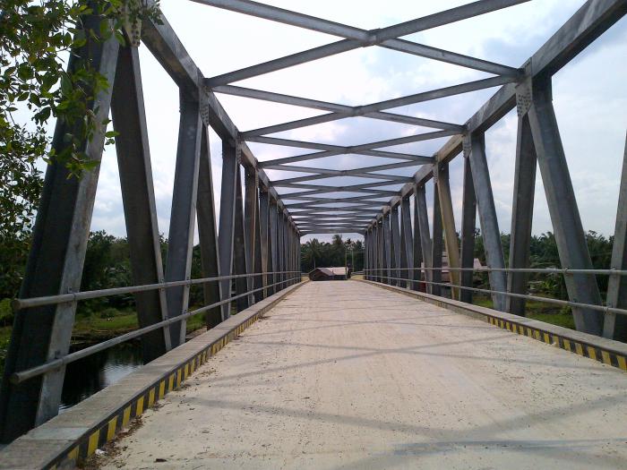 Alhamdulillah...! Jembatan Sungai Manggis Selesai Dibangun.