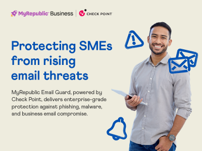 MyRepublic Launches MyRepublic Email Guard to Protect Singapore’s SMEs From Rising Email-Borne Cyber Threats